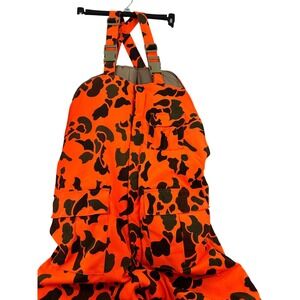 Guide Gear Camo Hunting Bib Overalls 2XL Blaze Orange